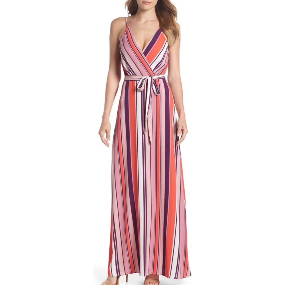 Charles Henry maxi dress